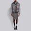 Shop Thom Browne 尼龙拉链宽松版夹克 - 中灰色 MJD078X-05411-035