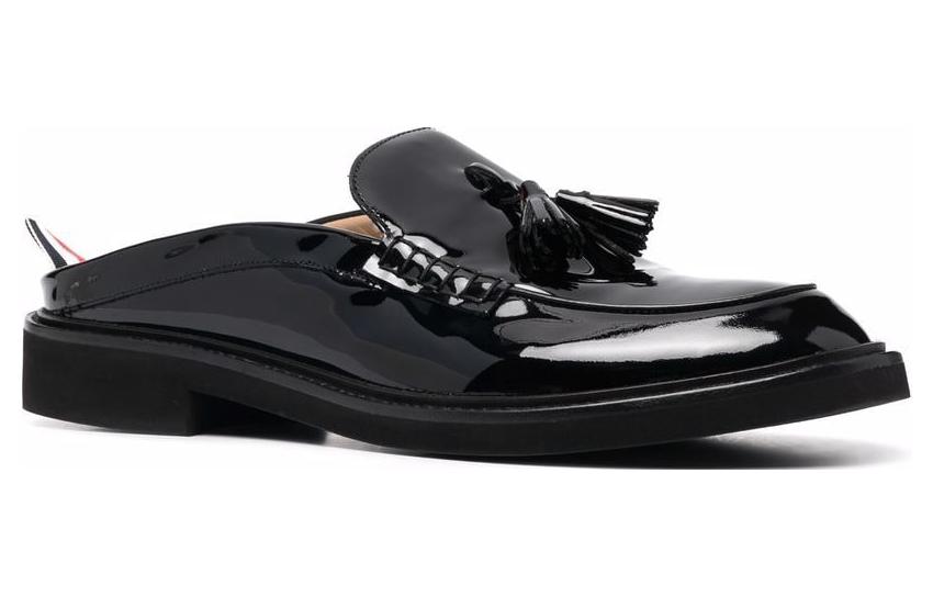 Thom Browne Patent Leather Mules 'Black Tassel' 圖 3