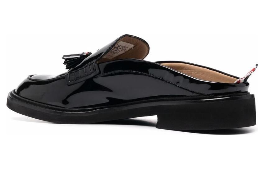 Thom Browne Patent Leather Mules 'Black Tassel' 圖 4