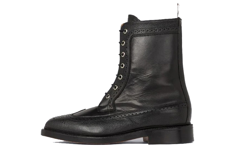 Thom Browne Pebble Grain Leather Boot 'Black' MFB182A06257001