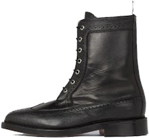 Thom Browne Pebble Grain Leather Boot 'Black' MFB182A06257001 Thom Browne Pebble Grain Leather Boot 'Black' MFB182A06257001