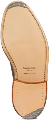 Thom Browne 黑色鹅卵石纹皮革靴 MFB182A06257001 Shop Thom Browne 黑色鹅卵石纹皮革靴 MFB182A06257001