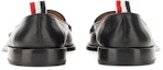 Shop Thom Browne Kasut Loafer Kulit Anak Lembu 'Hitam' MFL076A05584001