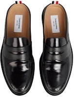 Thom Browne Kasut Penny Loafer 'Black Pebble Grain' Hitam MFL056A06257001 Lookbook Thom Browne Kasut Penny Loafer 'Black Pebble Grain' Hitam MFL056A06257001