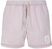 Order Thom Browne 粉色尼龍條紋泳褲 寬鬆休閒款式 海灘穿搭용 MTT022E-07319-960
