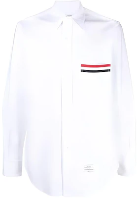 Thom Browne Pocket Stripe Long Sleeve Shirt White MWL288A-06177-100 Buy Thom Browne Pocket Stripe Long Sleeve Shirt White MWL288A-06177-100