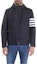 Lookbook Thom Browne Jaket Quilted Four-Bar Goose Down Biru Navy MJD022X-05411-415