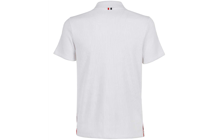 Lookbook Thom Browne 四條紋領口寬鬆版型 Polo 衫 MJP116A-07063-100