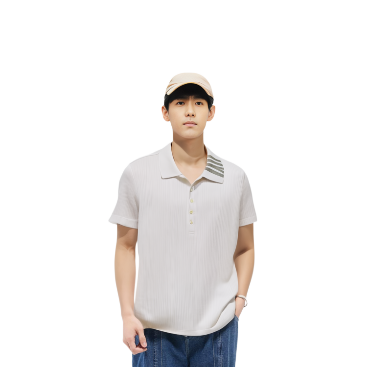 Shop Thom Browne 四條紋領口寬鬆版型 Polo 衫 MJP116A-07063-100