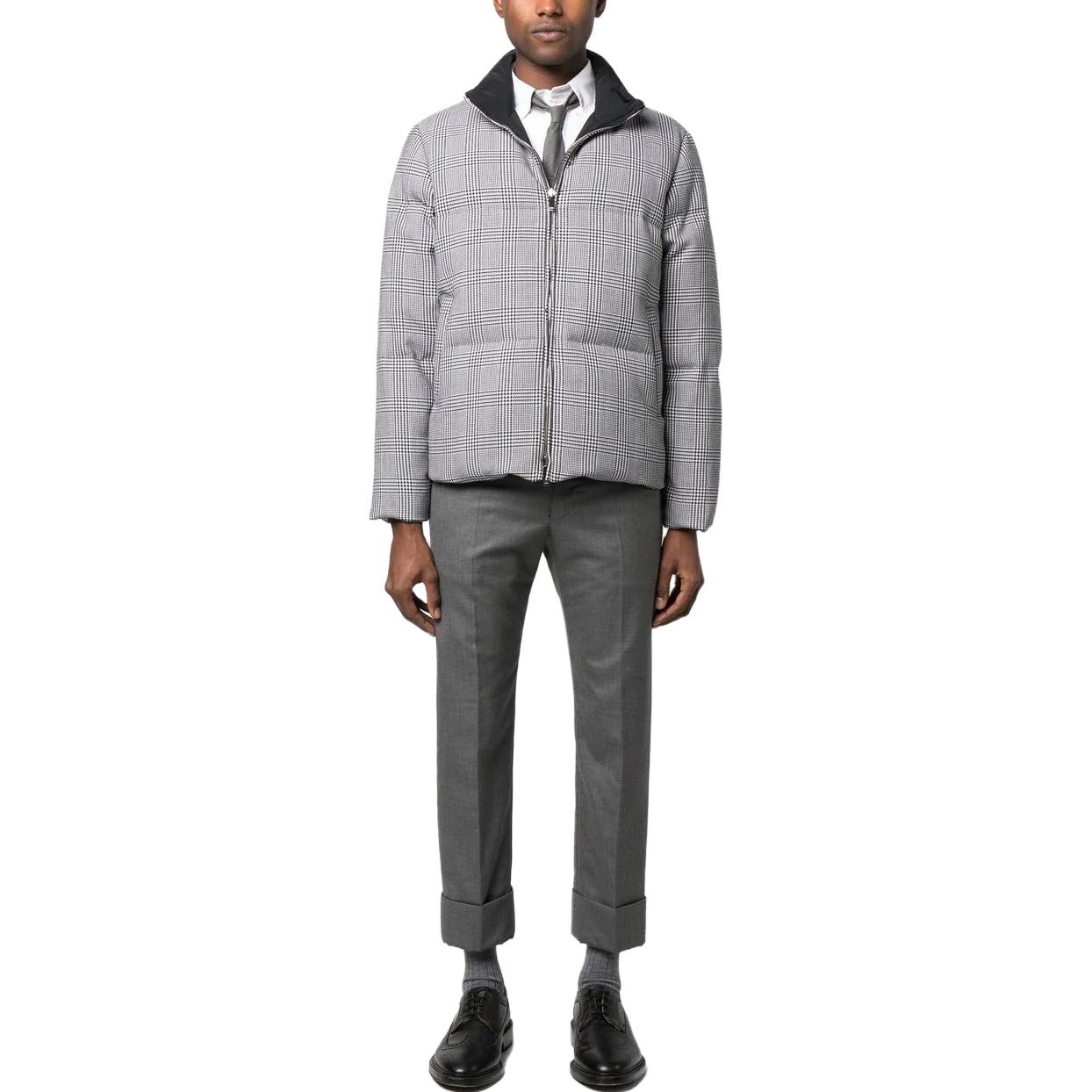 Lookbook Thom Browne 黑色长袖双面拉链夹克 MJD091X-F0338-980