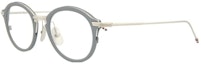 Shop トムブラウン ラウンドメタルオプティカルフレーム ユニセックス グレー TB110-B