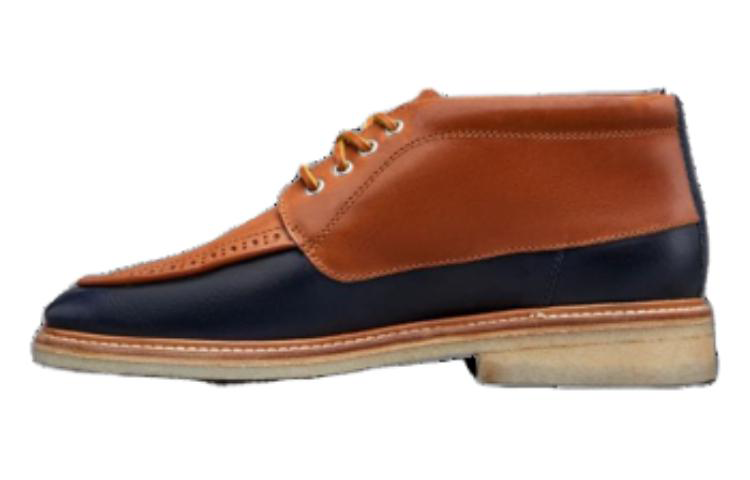 Thom Browne Round Toe Lace-Up Ankle Boots 'Brown' MFD246BL0044275