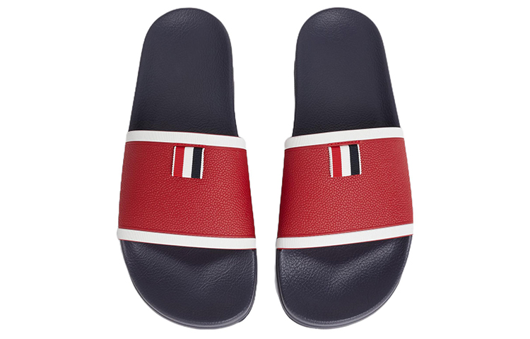 Shop Thom Browne Rubber Flip Flop 'Red' MFL054A05690960