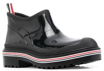 THOM BROWNE 橡膠 套穿 亮面 短靴 黑色 Order THOM BROWNE 橡膠 套穿 亮面 短靴 黑色