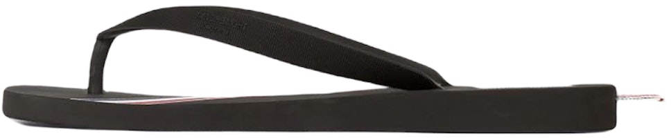 Thom Browne Rubber Slide 'Black Stripes' MFL071A05690001 Thom Browne Rubber Slide 'Black Stripes' MFL071A05690001