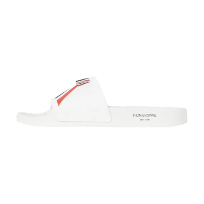 Thom Browne Rubber Slide 'White Fashion'