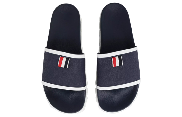 Thom Browne Rubber Slides 'Blue White' 圖 3
