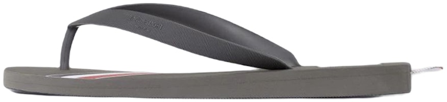 Thom Browne Rubber Stripe Flip-Flops 'Grey' MFL071A05690035 Thom Browne Rubber Stripe Flip-Flops 'Grey' MFL071A05690035