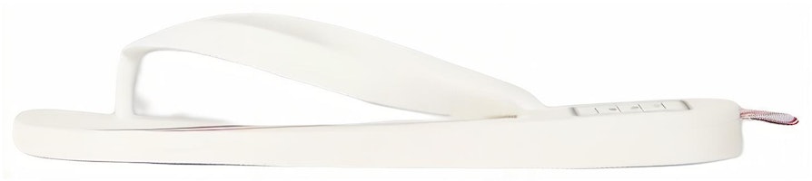 Thom Browne Rubber Stripe Slide 'White' MFL071A05690100 Thom Browne Rubber Stripe Slide 'White' MFL071A05690100