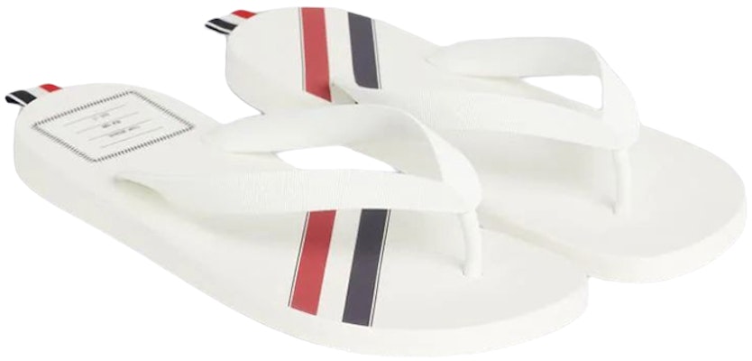 Thom Browne Sandalias de Goma con Raya 'Blancas' MFL071A05690100 Order Thom Browne Sandalias de Goma con Raya 'Blancas' MFL071A05690100
