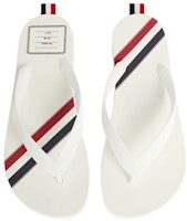 Thom Browne Selipar Getah Jalur 'Putih' MFL071A05690100 Lookbook Thom Browne Selipar Getah Jalur 'Putih' MFL071A05690100