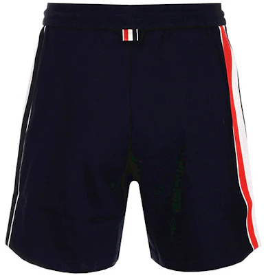 THOM BROWNE RWB Celana Pendek Garis Navy Biru dengan Tali Serut MJQ090A-06168-415 Order THOM BROWNE RWB Celana Pendek Garis Navy Biru dengan Tali Serut MJQ090A-06168-415