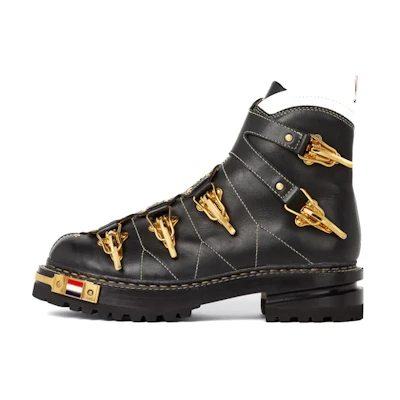 Thom Browne Short Boot 'Black Gold'