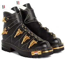 Order Bottes Courtes Thom Browne ''Noir Or'' MFB195A05584001