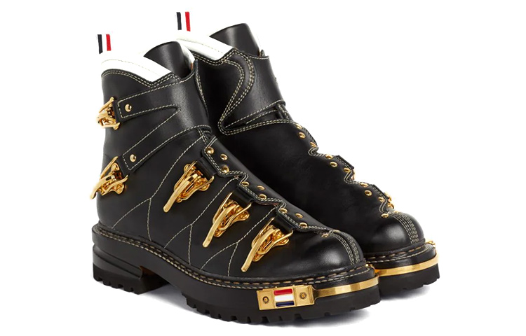 Thom Browne Short Boot 'Black Gold' 圖 2