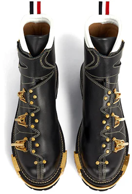 Stivaletto Thom Browne ''Nero Oro'' MFB195A05584001 Lookbook Stivaletto Thom Browne ''Nero Oro'' MFB195A05584001