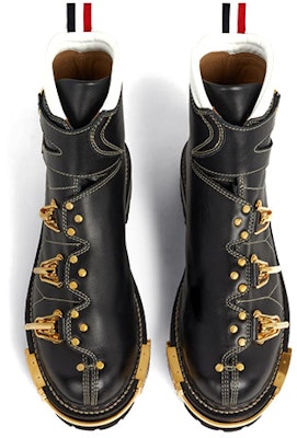 Thom Browne Short Boot 'Black Gold' MFB195A05584001 Lookbook Thom Browne Short Boot 'Black Gold' MFB195A05584001