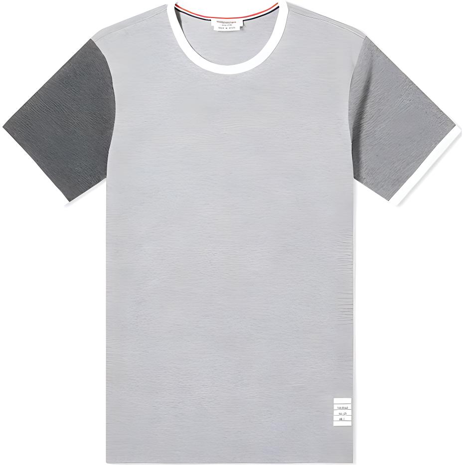 Thom Browne Short Sleeve Cotton T-Shirt Grey MJS083F-00042-982 圖 2
