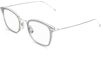 Buy THOM BROWNE 銀色鈦金屬輕盈方框男士光學眼鏡框架 TBX905-03-GRY-SLV
