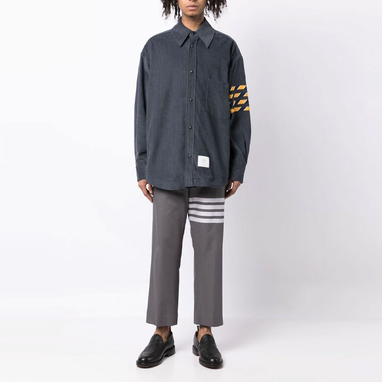 Thom Browne Single-Breasted Notched Collar Jacket Men’s Blue MJO145A-F0220-415 圖 3