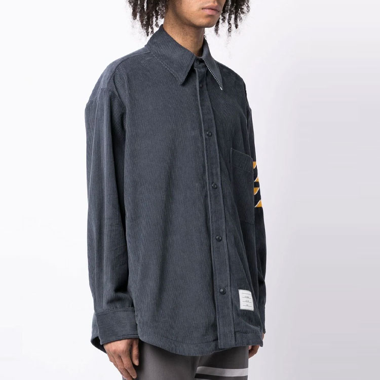 Thom Browne Single-Breasted Notched Collar Jacket Men’s Blue MJO145A-F0220-415 圖 5