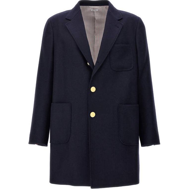 Thom Browne Single-Breasted Suit Jacket  Blue Long Sleeve Blazer MOU560A-03793-415 圖 2