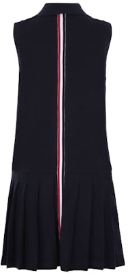 Thom Browne 无袖褶皱网球连衣裙 - 海军蓝 FJD057A-00050-415 Lookbook Thom Browne 无袖褶皱网球连衣裙 - 海军蓝 FJD057A-00050-415