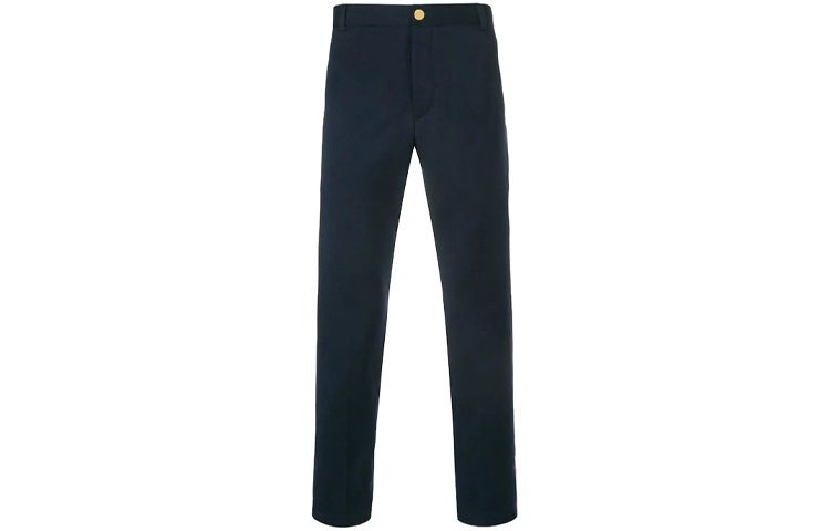Thom Browne Slim Fit Wool Straight-Leg Casual Pants MTU187A-04348-415