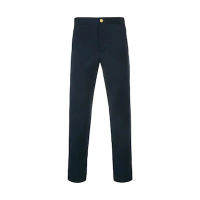 Thom Browne Slim Fit Wool Straight-Leg Casual Pants MTU187A-04348-415