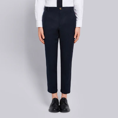 Thom Browne Celana Kasual Slim Fit Kain Wol Model Lurus MTU187A-04348-415 Shop Thom Browne Celana Kasual Slim Fit Kain Wol Model Lurus MTU187A-04348-415