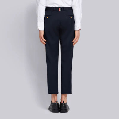 Thom Browne Celana Kasual Slim Fit Kain Wol Model Lurus MTU187A-04348-415 Purchase Thom Browne Celana Kasual Slim Fit Kain Wol Model Lurus MTU187A-04348-415