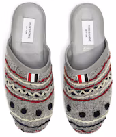 Lookbook THOM BROWNE 休閒潮流拖鞋 淺灰色