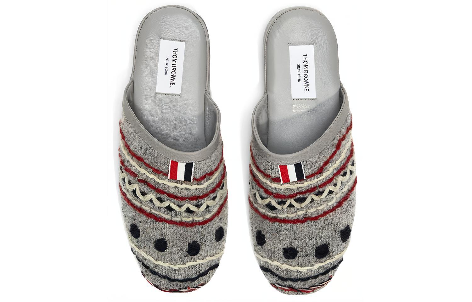 Thom Browne Slip-On 'Light Grey' 圖 3