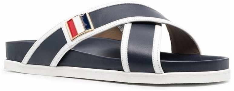 Sandal Selipar Thom Browne 'Navy Calf Leather'. MFL079A05584415 Order Sandal Selipar Thom Browne 'Navy Calf Leather'. MFL079A05584415