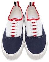 톰 브라운 스니커즈 '화이트 블루' MFD201A01588960 Shop 톰 브라운 스니커즈 '화이트 블루' MFD201A01588960