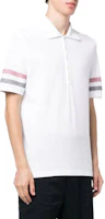 Purchase THOM BROWNE 純色白色 Polo 衫 夏季返校特別版 MJP169-AJ0046-100