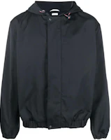 Thom Browne Solid Color Black Zip-Up Jacket MJO188AF0185415 Thom Browne Solid Color Black Zip-Up Jacket MJO188AF0185415