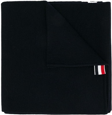 Thom Browne Bufanda Tejida Color Sólido Unisex Estilo Pareja Negro. MKS078A00014 Order Thom Browne Bufanda Tejida Color Sólido Unisex Estilo Pareja Negro. MKS078A00014