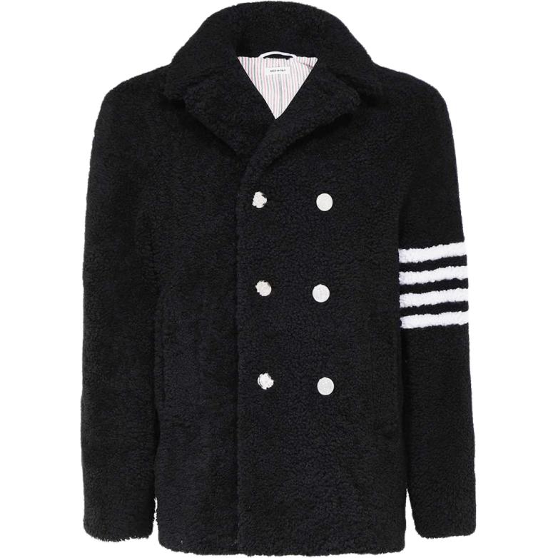 Thom Browne Solid Color Stripe Jacket MOU544X-02821-001