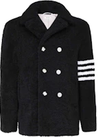 Thom Browne Solid Color Stripe Jacket MOU544X-02821-001 Thom Browne Solid Color Stripe Jacket MOU544X-02821-001